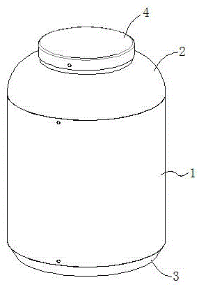 一种便于开启和密封的多开口储物罐的制作方法