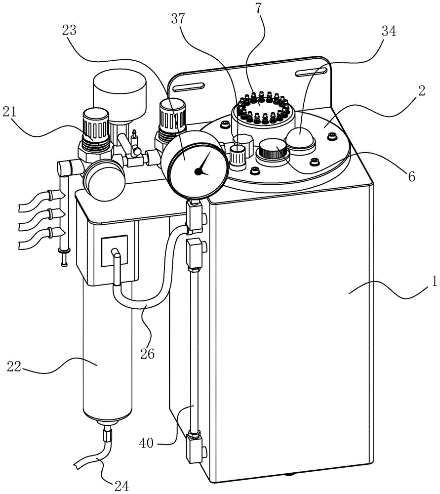 针织机用喷油装置的制作方法