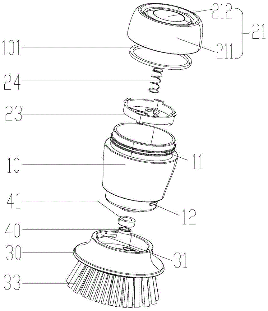 一种手持式滴液刷的制作方法