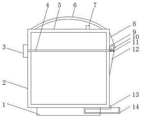 一种带有侧转动盖的电饭锅的制作方法