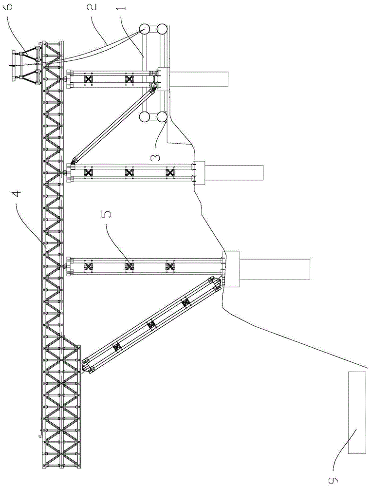 一种大跨度钢管拱节段装船方法与流程