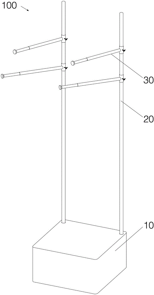 一种浴室更衣架的制作方法