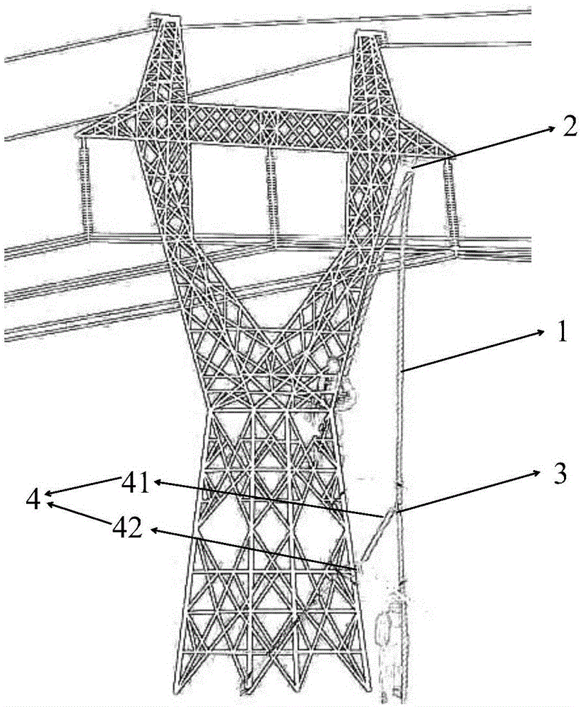 一种杆塔高空防坠装置的制作方法