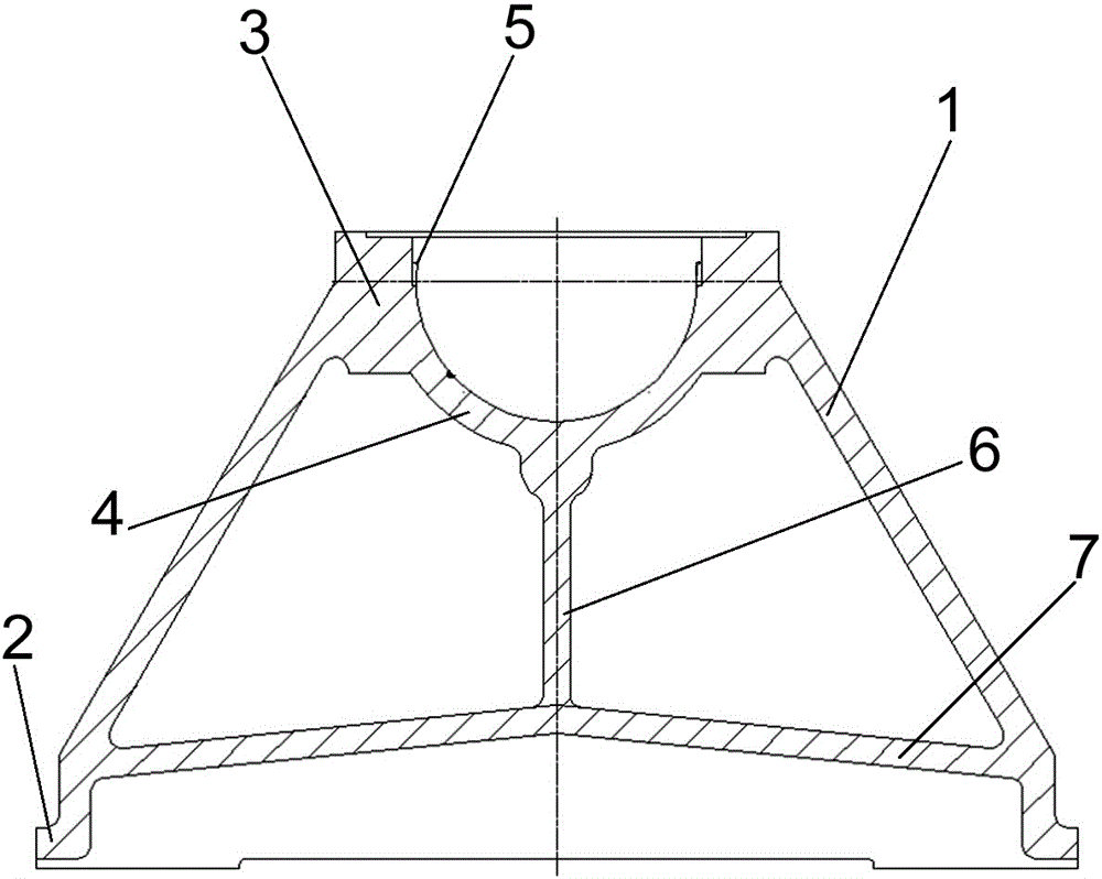 一种泵用托架体结构的制作方法