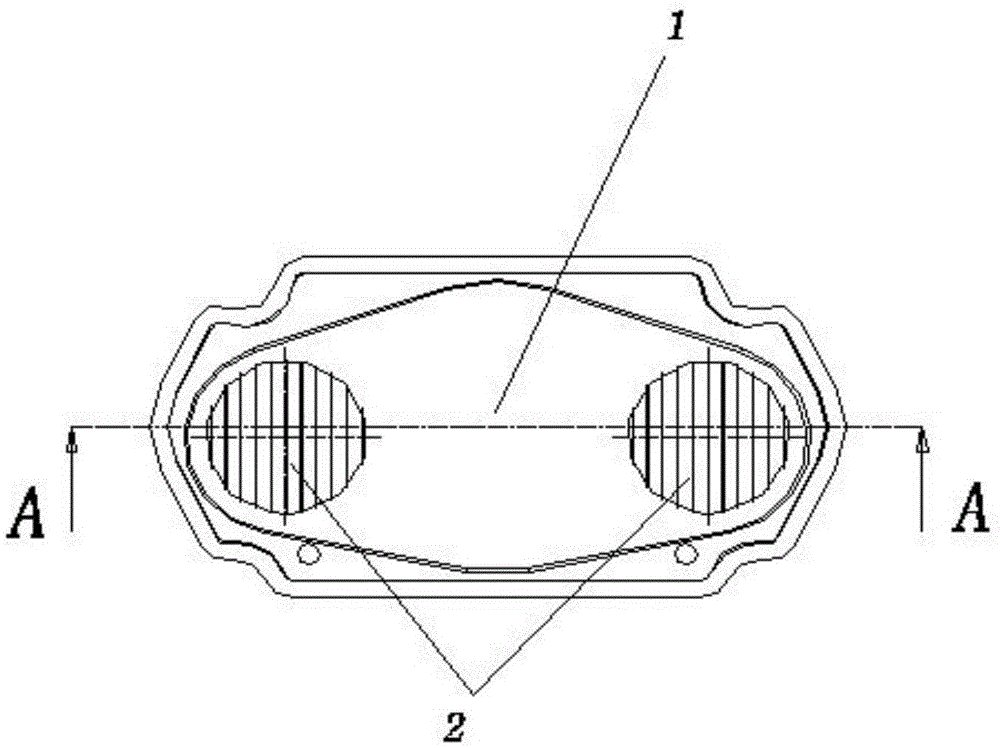 三光源连体透镜的制作方法