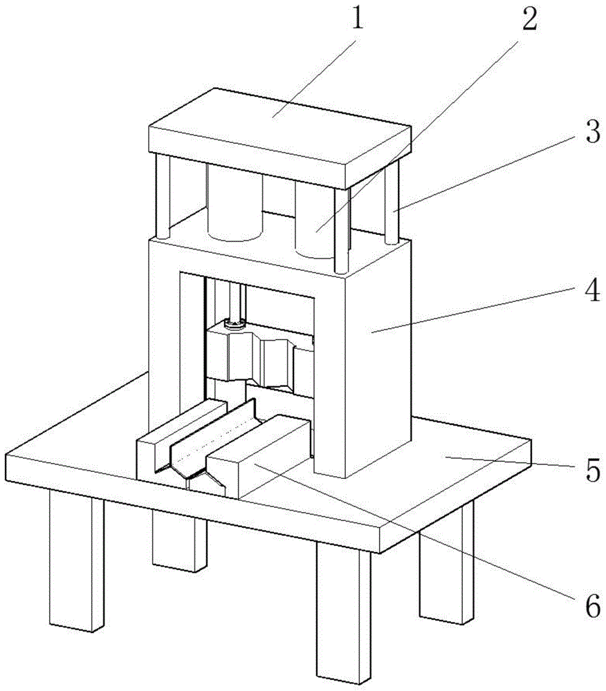 围栏桩削尖模具的制作方法