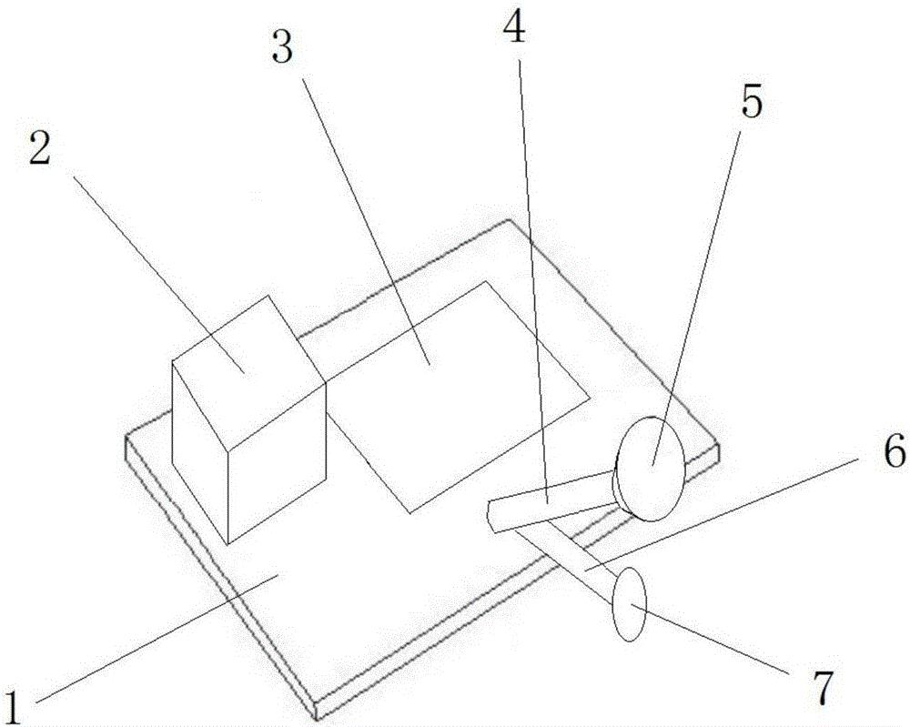 一种支撑架斜置的防近视装置的制作方法