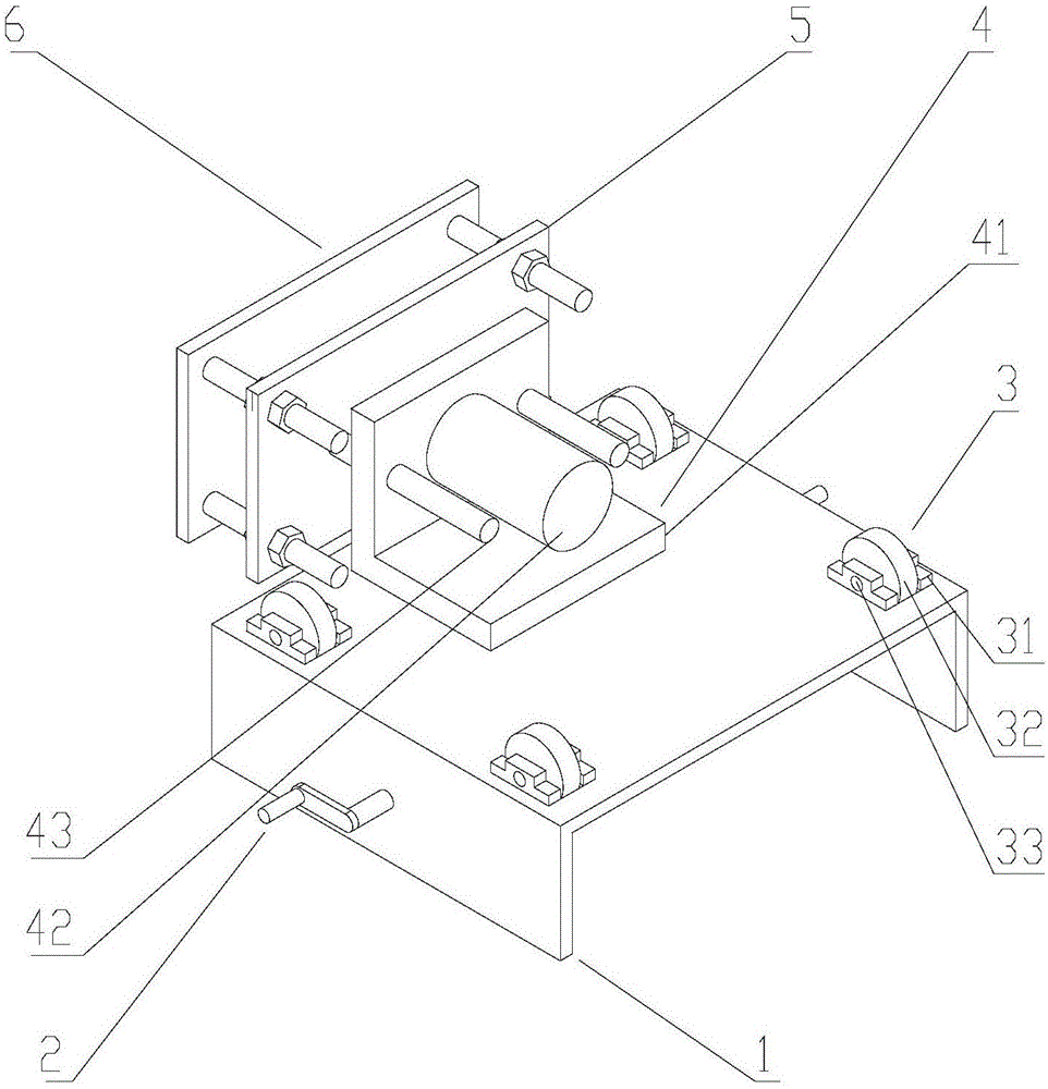 一种用于铝型材切断机的可调挡板结构的制作方法