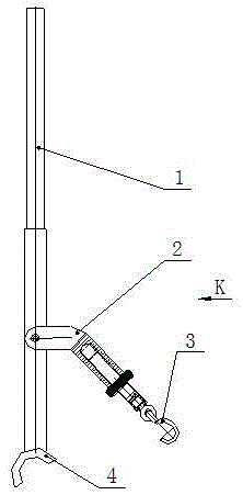 上托辊更换工具的制作方法