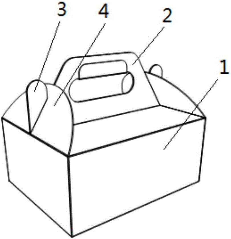 一种两侧可挂靠式包装盒的制作方法