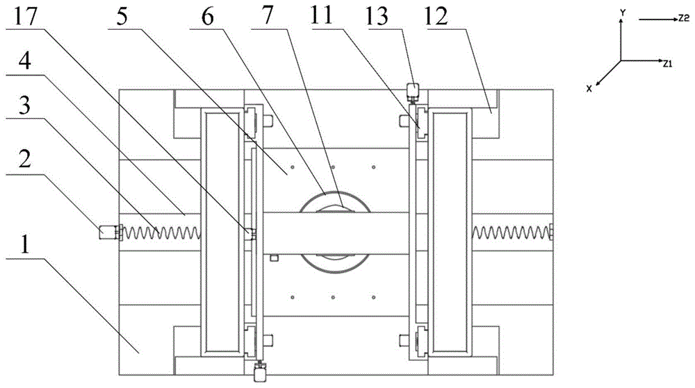 双龙门单横梁移动式组合加工机床的制作方法