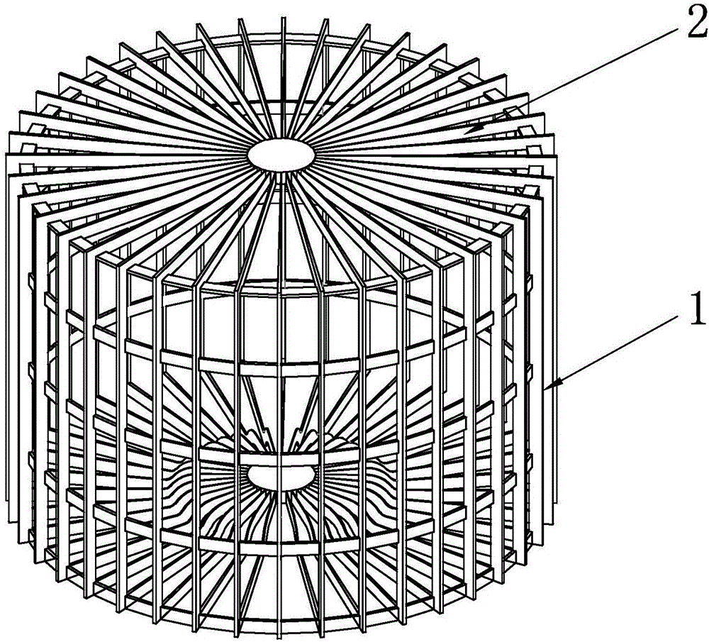 一种折叠式干衣机隔离篓的制作方法