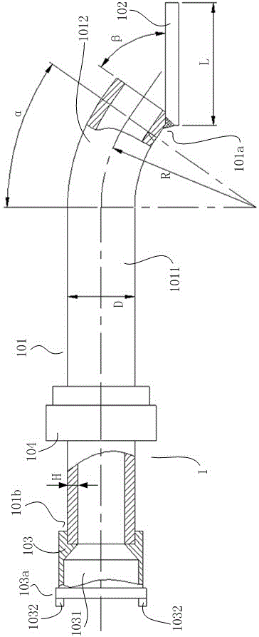 大型碱炉用新型黑液枪的制作方法