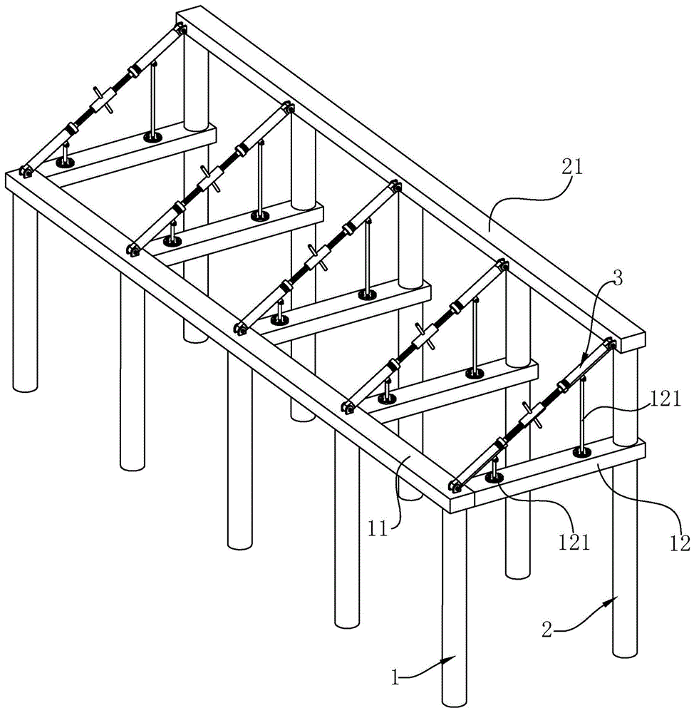 阶梯式边坡支护结构的制作方法