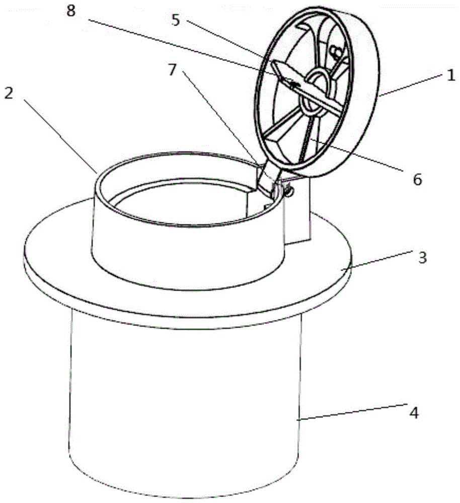 一种路面的一体探测用井盖的制作方法