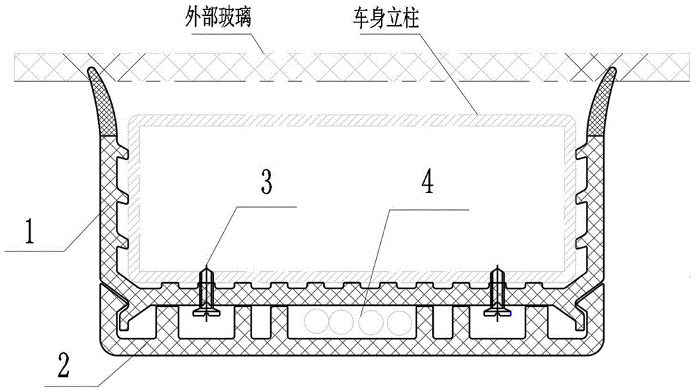 一种双层双卡扣式立柱装饰盖板结构的制作方法