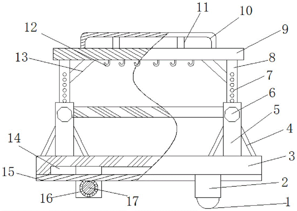 一种稳定性能好的建筑用登高架的制作方法