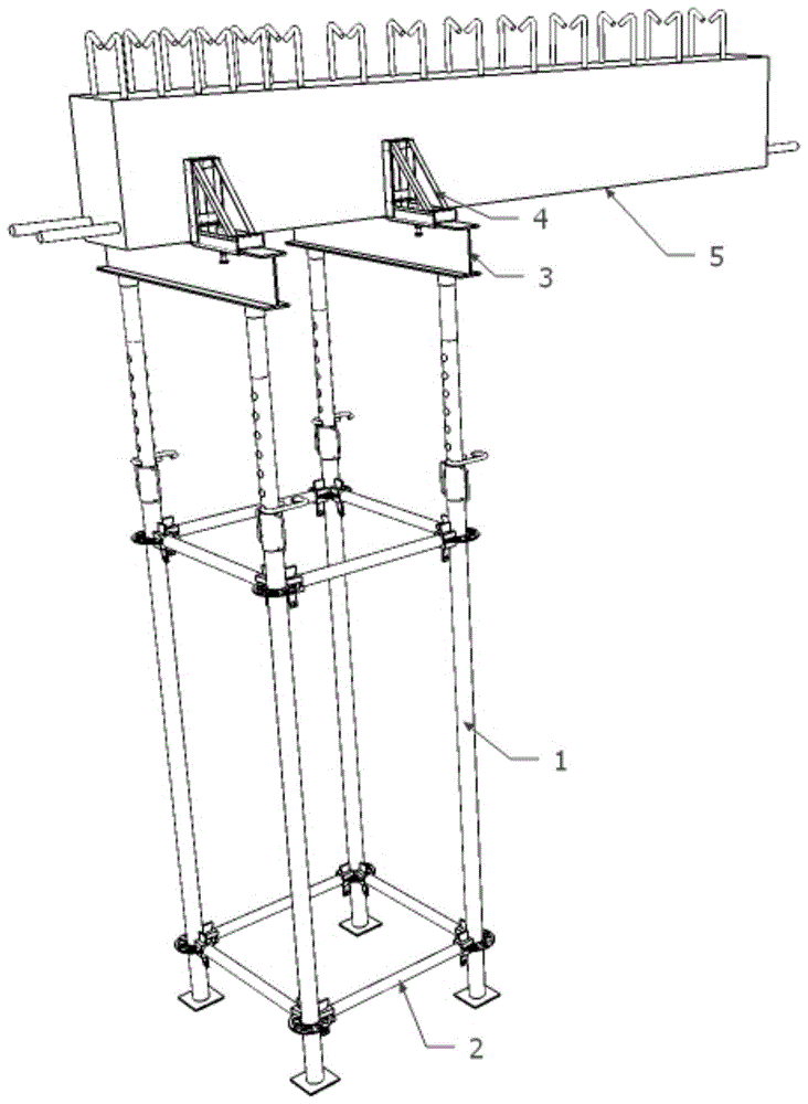 一种装配式叠合梁整体支撑装置的制作方法