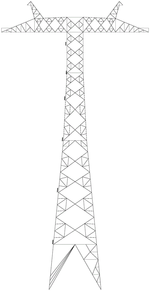 一种±800kV组合绝缘的复合材料横担杆塔的制作方法