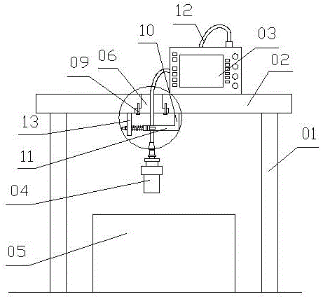 油井液面测试仪连接装置的制作方法