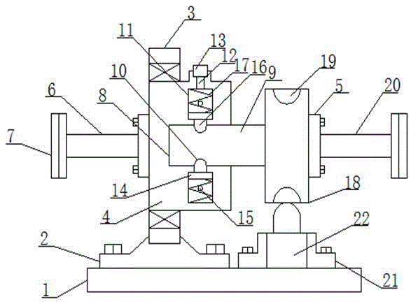 一种塔吊用驱动部件连接装置的制作方法