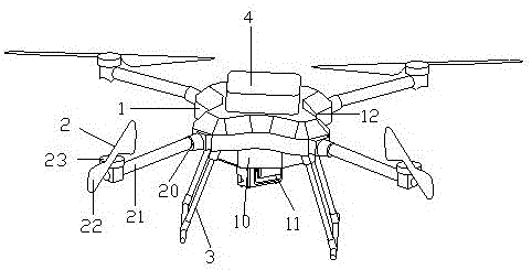 一种可折叠式航拍植保无人机的制作方法