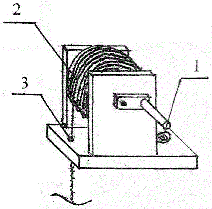 小口径深井救援用之杠杆式绳索拉控独杆拉钩的制作方法