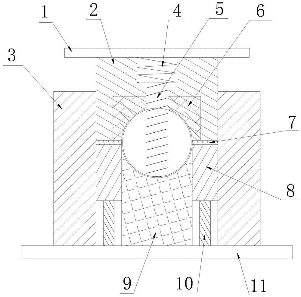 一种空心球精密制作的分体式模具的制作方法