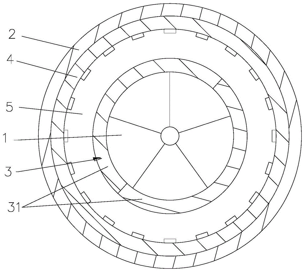 一种内置空心几何体垫圈防爆轮胎的制作方法