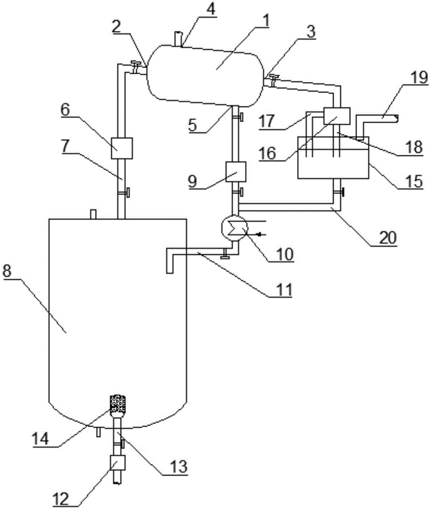 吸滤槽的真空冷凝器的制作方法