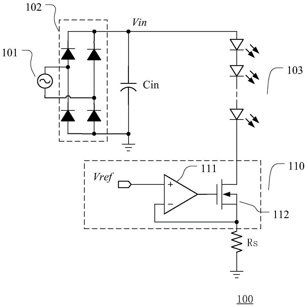 一种LED驱动电路和控制方法与流程