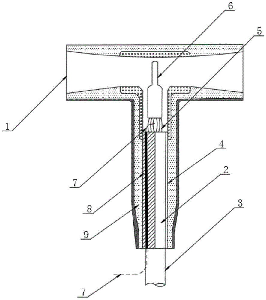一种电缆圆柱形导体中心绞合光纤的终端头及其安装方法与流程