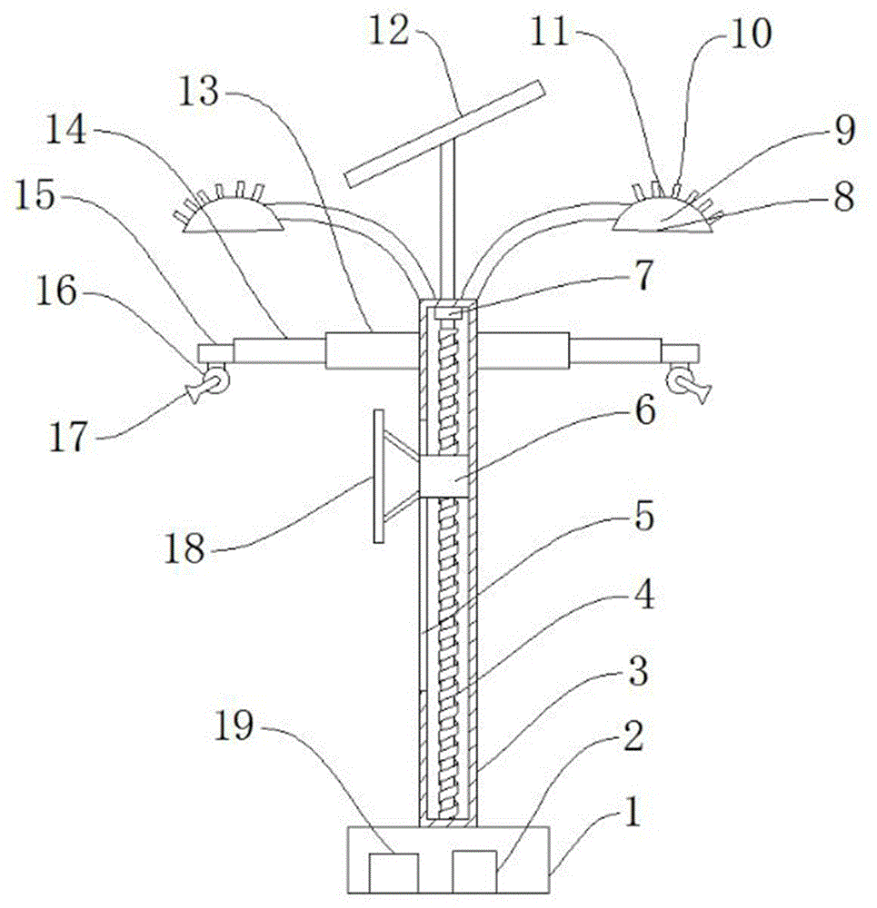 一种空淋环保路灯的制作方法