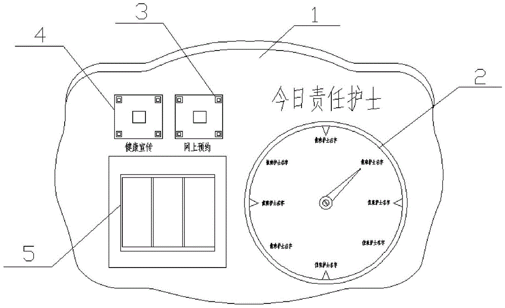 一种医用信息导向指引牌的制作方法