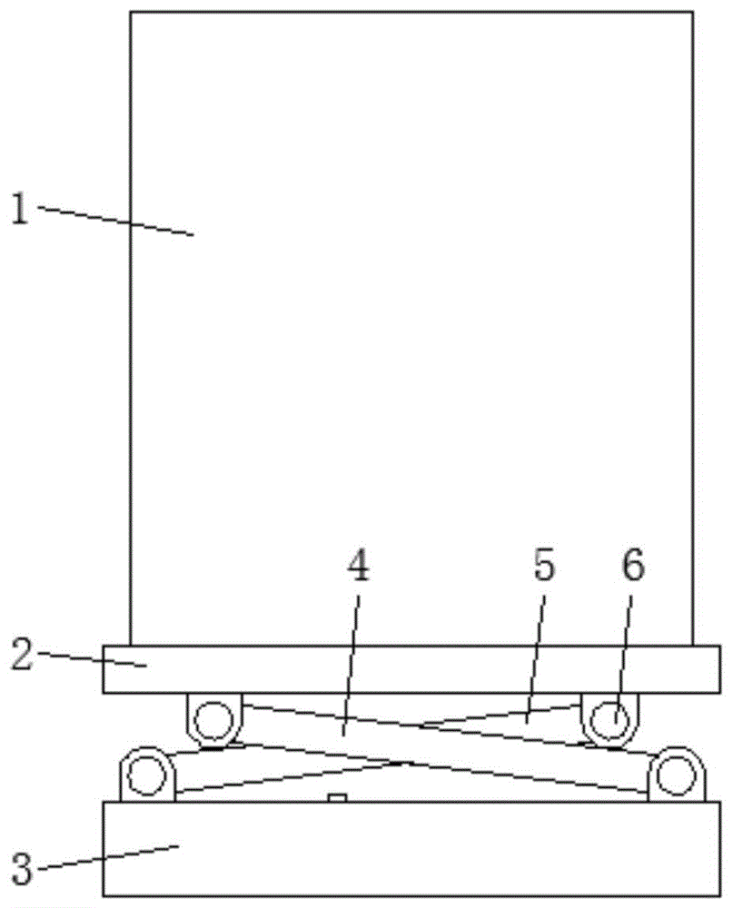 一种带有增高架的防碰撞台签的制作方法