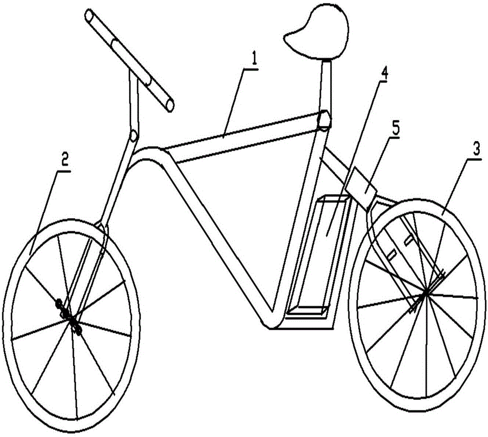 一种分时租赁电动自行车的制作方法