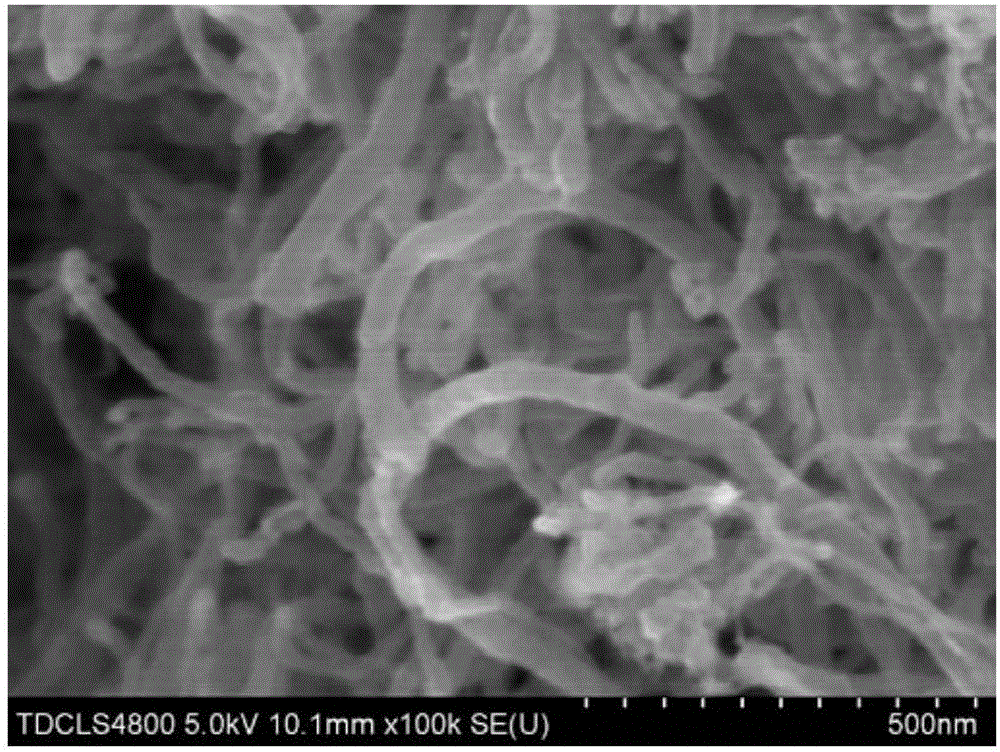 碳纳米管-四硫化二钴合镍复合材料及其制备方法和应用与流程