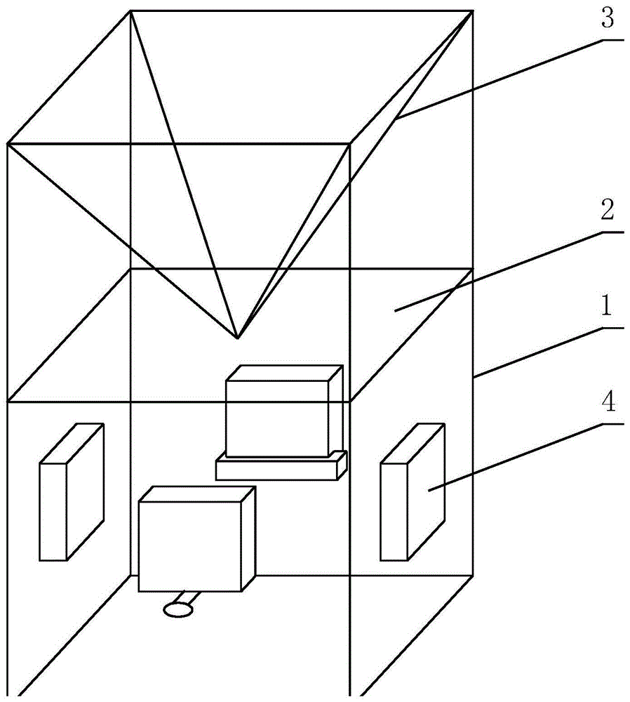 一种用于三维全息影像的投影展示柜的制作方法