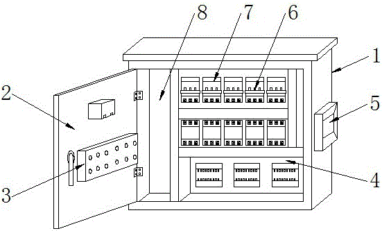 一种具有照明功能的电力柜的制作方法