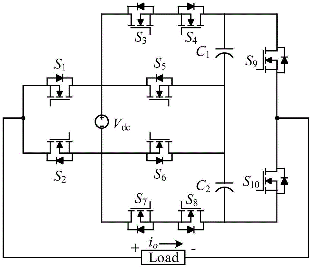 一种低电压应力的电容自均衡七电平逆变器的制作方法