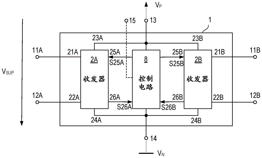 收发器电路的制作方法