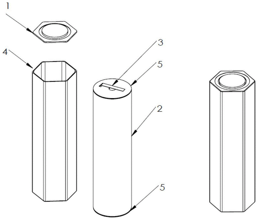 一种棱柱形锂离子电池及制备方法，以及其组成的电池模组与流程