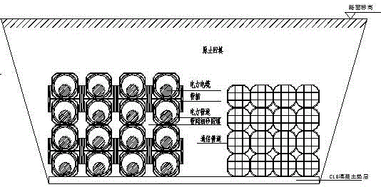 一种电力和通信线缆综合管廊管道排管方法与流程