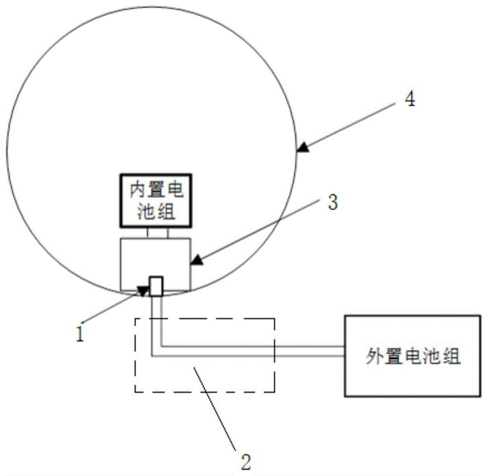 一种用于主动式落球的供电系统的制作方法