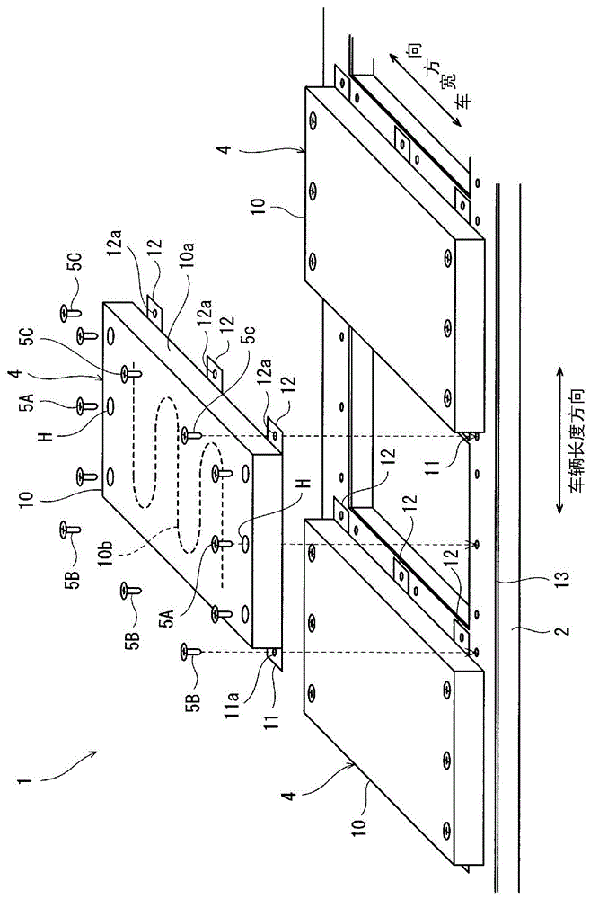 铁道车辆的加热地板面板装置以及地板结构的制作方法