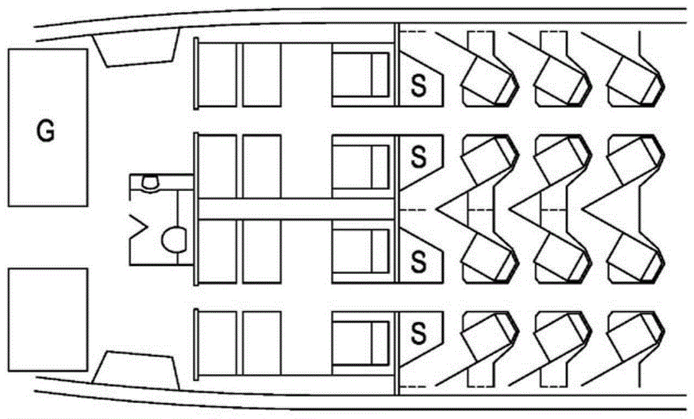 用于客机的舱室模块及布局的制作方法