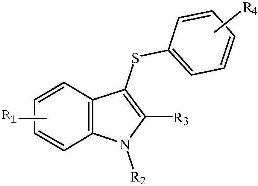 硫醚化吲哚类化合物的制备方法与流程