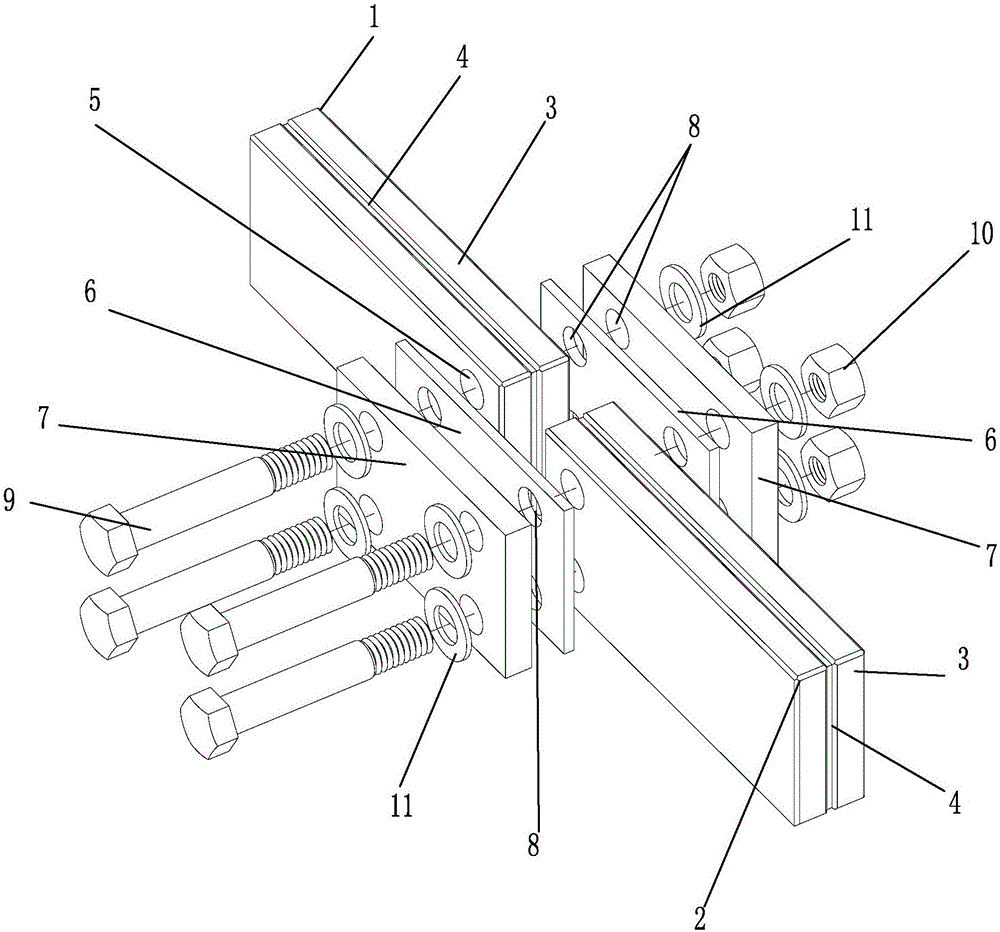 一种玻璃结构高强螺栓连接结构及其施工方法与流程