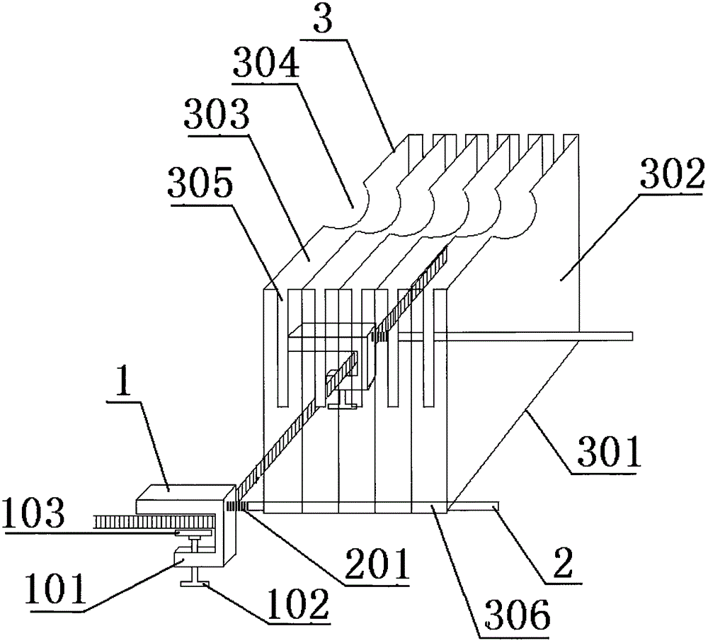 一种可拓展桌面空间的档案盒架体的制作方法