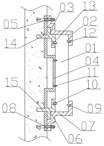 新型博物馆字画框固定装置的制作方法